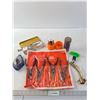 Image 1 : Snap Ring Plier Set, Rubber Repair Kit, Chalk Line, Torch Head and Small Screwdriver Set