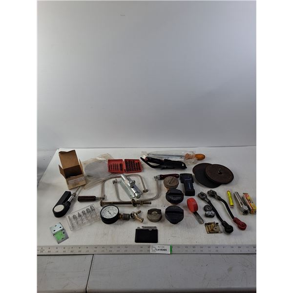 Coping Saws, Gauges, Drill Bits, Grinder Bits, Gas Caps Chainsaw File and More