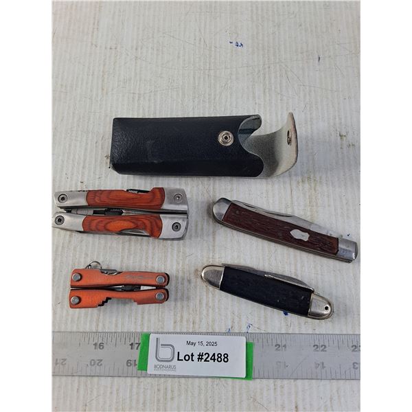 Multitools and (2) Older Pocket knives