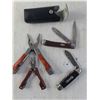 Image 3 : Multitools and (2) Older Pocket knives