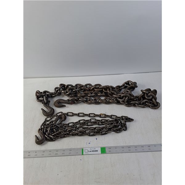 (2) 9 Foot Chains