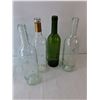 Image 3 : *Glass Lot- (4) Wine Bottles & Jug 22" Tall