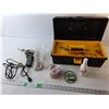 Image 1 : Weller Soldering Gun-Powers On, Benchmark Tackle Box, Sterno Canned Heat, Misc.