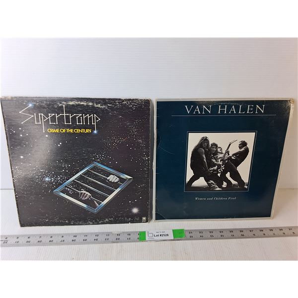 (2) Records- Van Halen & Supertramp