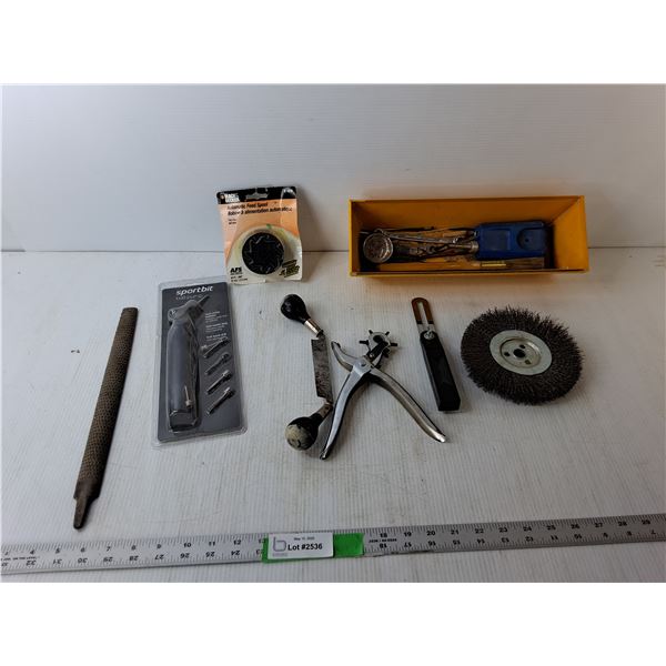 Wire Grinder Wheel, File, Automatic Feed Spool, Misc.