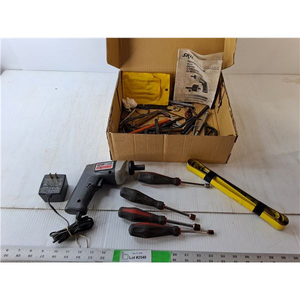 Cordless Screwdriver- As Is, Allan Keys, Nut Drivers, Misc.