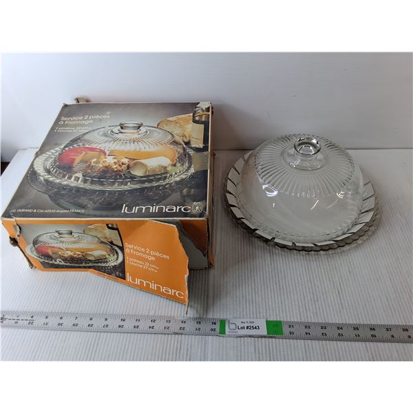 Luminarc Glass Serving Tray with Lid