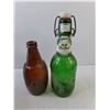 Image 2 : Lot of Vintage Glass Bottles, Mostly Grolsch