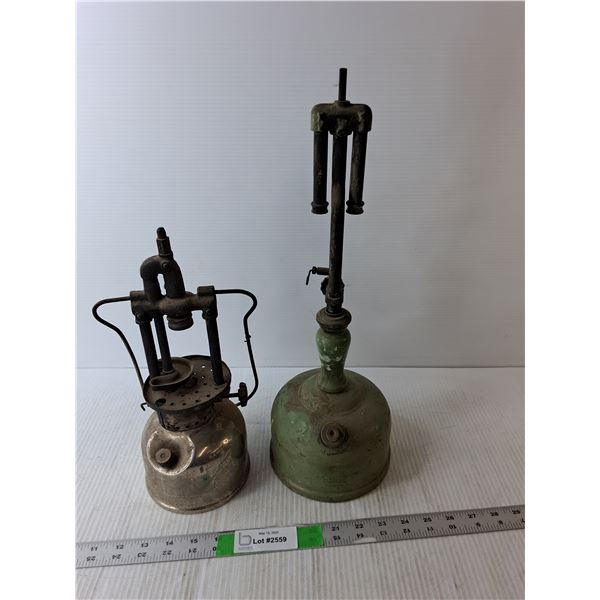 (2) Vintage Coleman Kerosene Lanterns