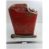 Image 1 : Vintage Gas Can with Nozzle - Cannot Ship