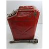Image 2 : Vintage Gas Can with Nozzle - Cannot Ship