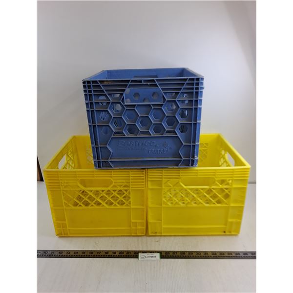 (3) Milk Crates - Pick Up