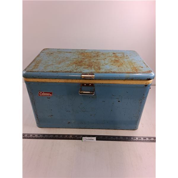 Vintage Coleman Insulated Cooler - 21" x 13" x 13" - As is - Cannot Ship