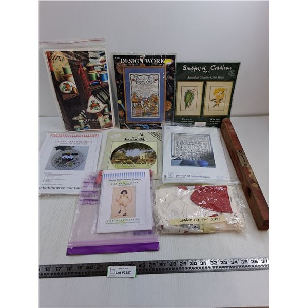Assorted Needle Point Crafting Patterns