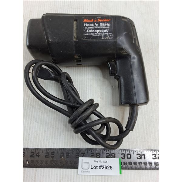Black & Decker Heat'n Strip Gun - Working