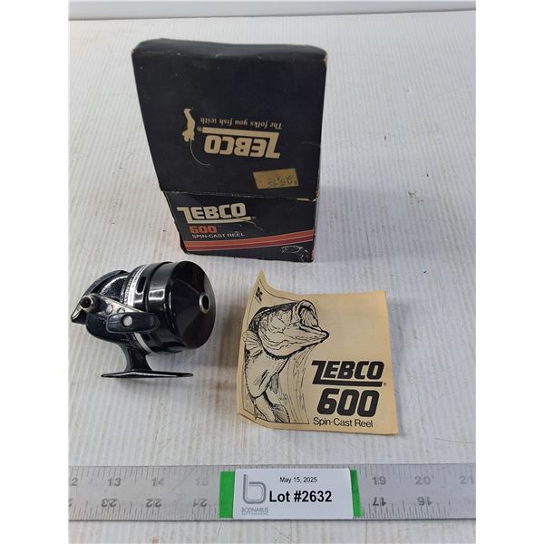 Zebco 600 Closed Reel in Box
