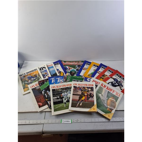 CFL Magazines and a Wall Calendar