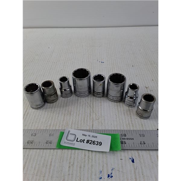 1/2" Drive Imperial Sockets