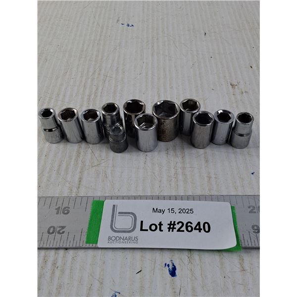 1/4" Drive Imperial Small Size Sockets