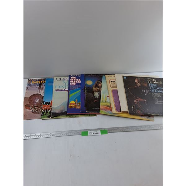 (10) Records- Boots Randolph, Frank Mills, Henry Mancini, Misc