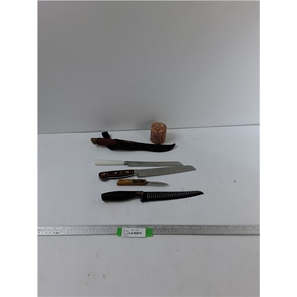 (5) Knives and Potash Core Sample