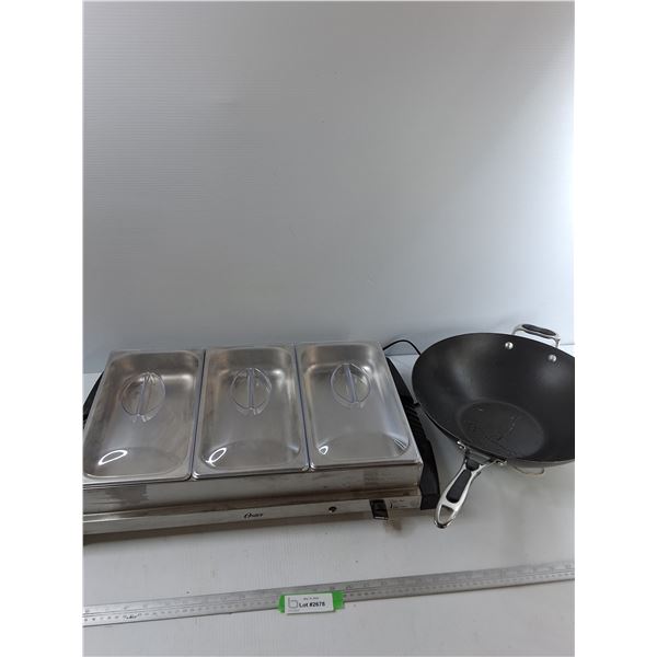 Oster Buffet Server and Nordic Cookware -As Is