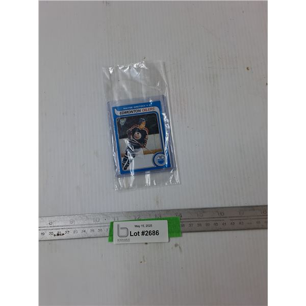 Wayne Gretzky 1979 Oilers Hockey Card - CANNOT GUARANTEE AUTHENTICATION