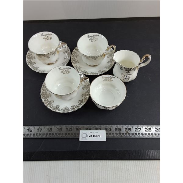 Royal Albert "25th Anniversary" Tea Set