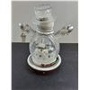 Image 2 : Thomas Kinkade "White Christmas" Electric Snowman/Train Ornamental Display - Working