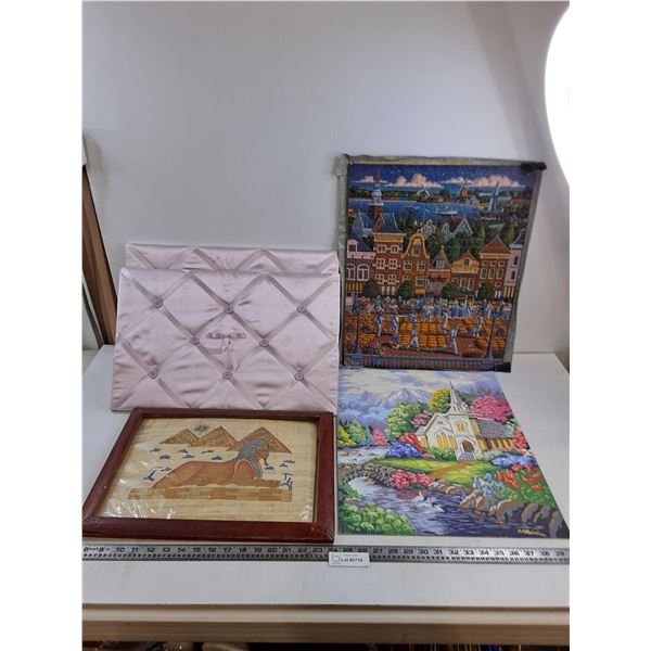 Assorted Wall Art & Picture Boards - Largest 16" x 20"