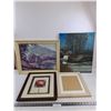 Image 1 : (4) Wall Art/Frames - Largest - 20" x 16"
