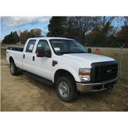 2008 FORD F350 4X4 S/A PICKUP