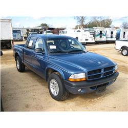 2003 DODGE DAKOTA CREW CAB PICKUP