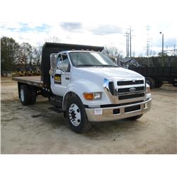 2005 FORD F650 S/A FLAT DUMP