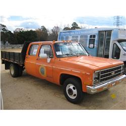 1989 CHEVROLET S/A CREW CAB FLATBED