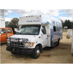 2002 FORD E450 PASSENGER VAN