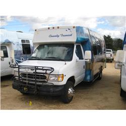 2002 FORD E450 PASSENGER VAN