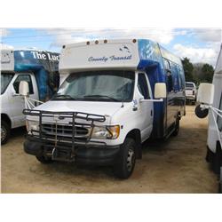 2002 FORD 450 SUPER DUTY PASSENGER VAN