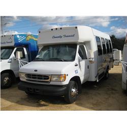 2002 FORD E450 SUPER DUTY PASSENGER VAN