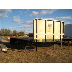 1996 UTILITY 45' SPREAD AXLE FLATBED TRAILER