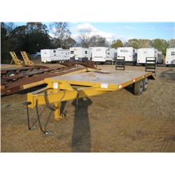 SHOPBUILT 20' TANDEM AXLE TRAILER