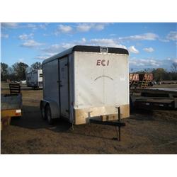 1999 CARGO CRAFT 12' ENCLOSED TRAILER