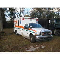 2003 FORD F350 AMBULANCE