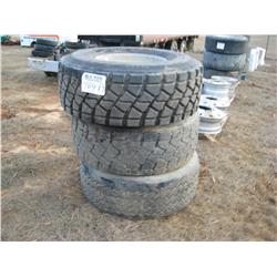 (1) LOT 445/65R22.5 TIRES & WHEELS