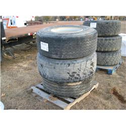 (1) LOT 425/65R22.5 TIRES & WHEELS