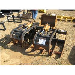 BRUSH GRAPPLE FITS SKID STEER LOADER