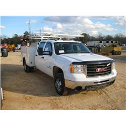 2007 GMC 3500 CREW CAB 4X4 SERVICE TRUCK