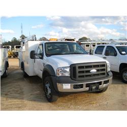 2005 FORD F550 S/A SERVICE TRUCK