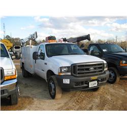 2002 FORD F550 SERVICE TRUCK