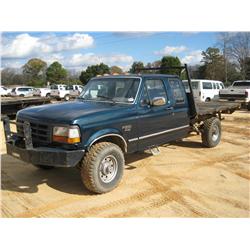 1996 FORD F250 FLATBED TRUCK